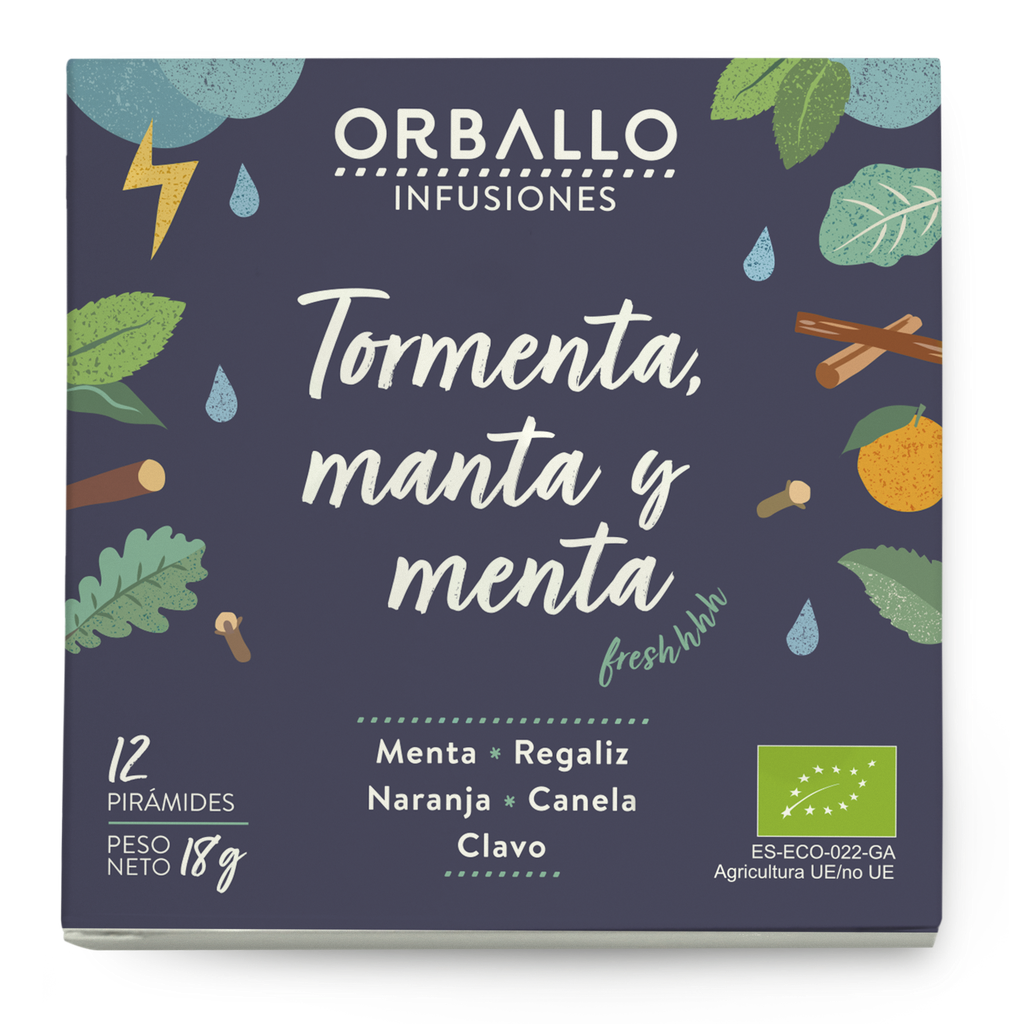 Caja Master Infusión ECO Tormenta manta y menta E12 X 8